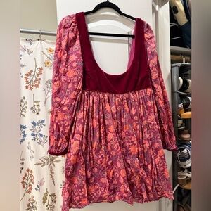 Free People Marsha Mini Dress - Velvet Women's Dress
